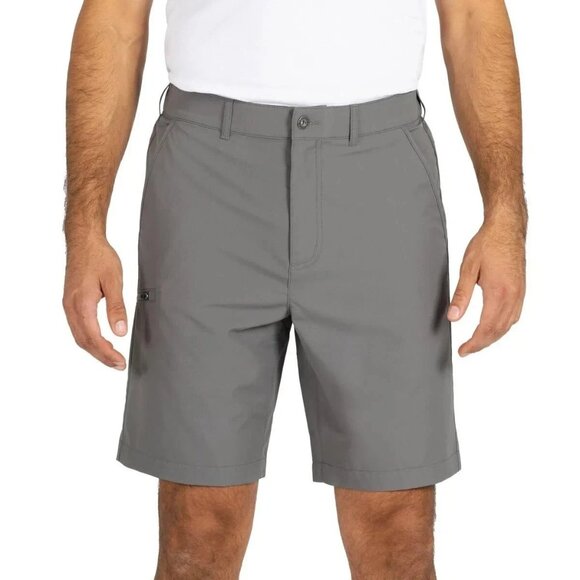 Eddie Bauer Men's Size 36 Rainier Tech Cargo Shorts Nylon/Spandex Gray - Picture 1 of 7